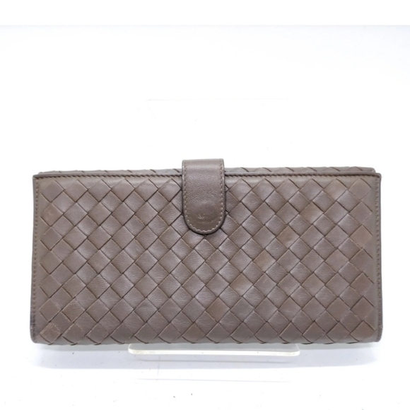 Bottega Veneta Intrecciato Leather Tri Fold Wallet - Picture 4 of 13